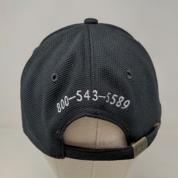 R+L Carriers Racing Men's Slideback Hat Black OSFM #17 Embroidered Logo - Picture 5 of 7